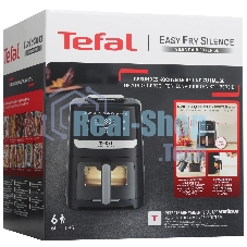 Аэрогриль Tefal EY5568E0 черный, 1670 Вт, 5 л, сенсор, 10 программ