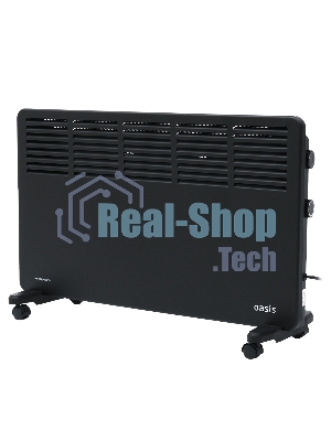 Конвектор Oasis KM-20B черный, 2000 Вт, 25 м2, термостат