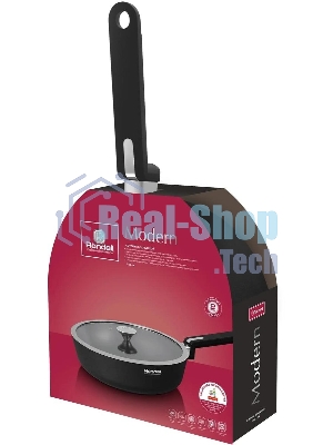 Сотейник Rondell Modern RDA-1724, 28 см, с крышкой, черный