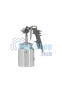 Краскопульт пневматический Matrix с нижним бачком v=10k + сопладиаметром 1.2 1.5 и 1.8мм