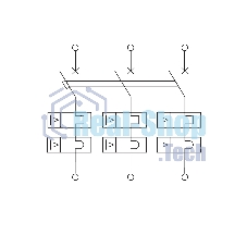 Выключатель автоматический модульный 3п C 20А 4.5кА YON max MD63S YON MD63S-3PC20