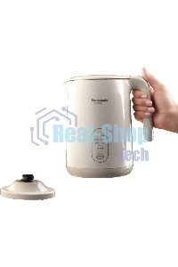 Чайник электрический Panasonic NC-CWK72A 1.5 л, 1500 Вт, полупропилен/нержавеющая сталь, бежевый