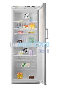 Холодильник фармацевтический Pozis ХФД-280-1 с дверьми с тонированным стеклом двухкамерный 280л