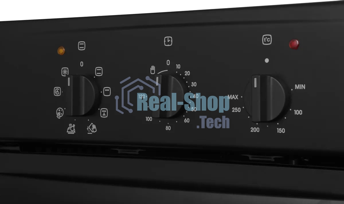 Духовой шкаф электрический Gefest 602-01 А черный, встраиваемый