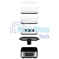 Пароварка электрическая Kitfort КТ-4082 3ярус. 800Вт серебристый