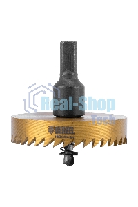 Коронка по металлу Denzel HSS, 65 мм, нитридтитановое покрытие