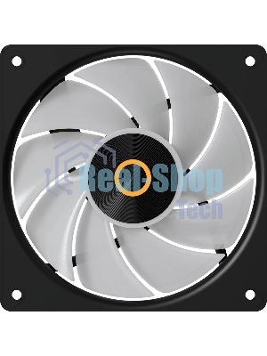 Вентилятор для корпуса Ocypus Gaммa F12 Elite BK ARGB REVERSE BLADE 3 IN 1, 120x120x25мм, 4-PIN PWM, 600-1800 RPM, 26 DBA MAX, HYDRO BEARING