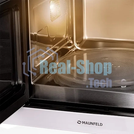 Микроволновая печь встраиваемая Maunfeld MBMO925SGW11 белый, 25 л, 900 Вт, переключатели - сенсор