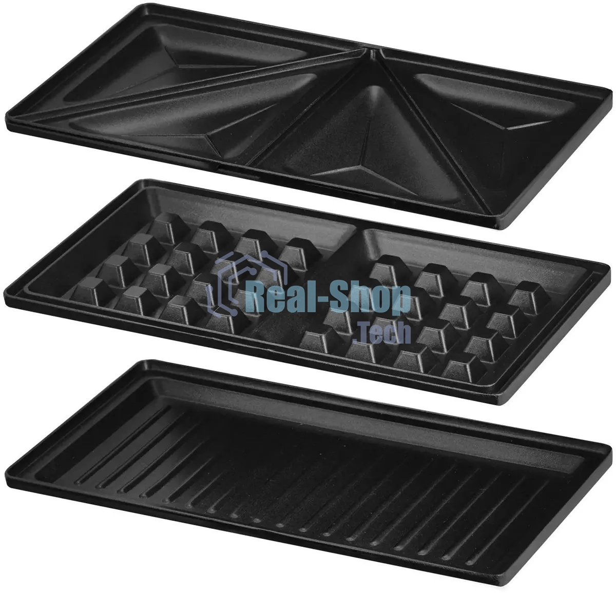 Вафельница Vitek VT-2626 850Вт черный/серебристый