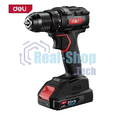 Дрель-шуруповерт аккумуляторная Deli DE-DZ20-2D2, 20В, 2 АКБ, Сумка