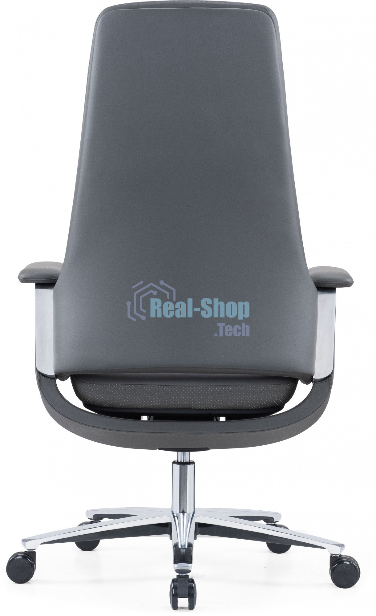 Кресло руководителя Cactus CS-LBK-KYOTO кожа, крестов. алюминий