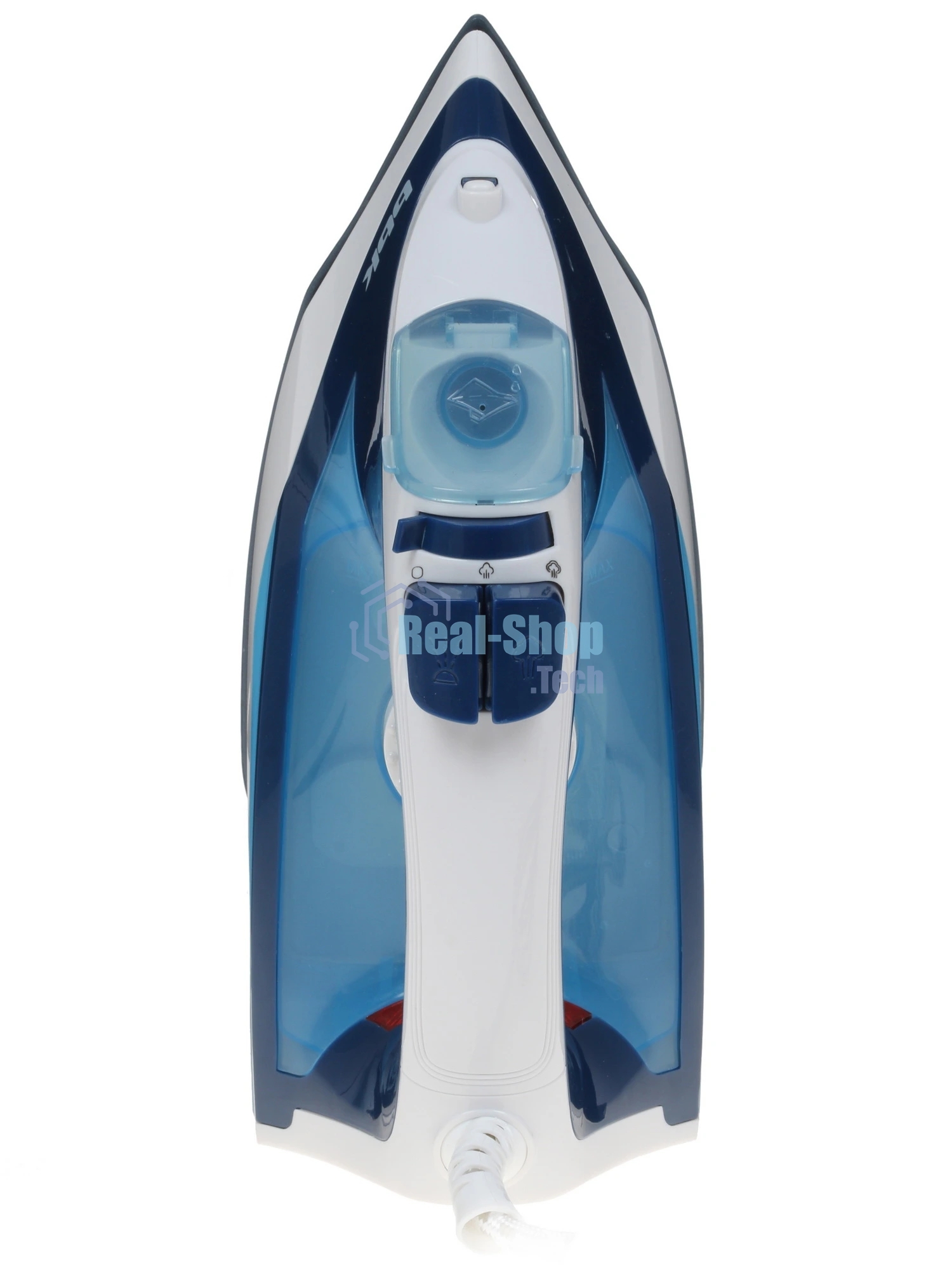 Утюг BBK ISE-2201 темно-синий, 2200 Вт, 30 г/мин, 100 г/мин, 270 мл