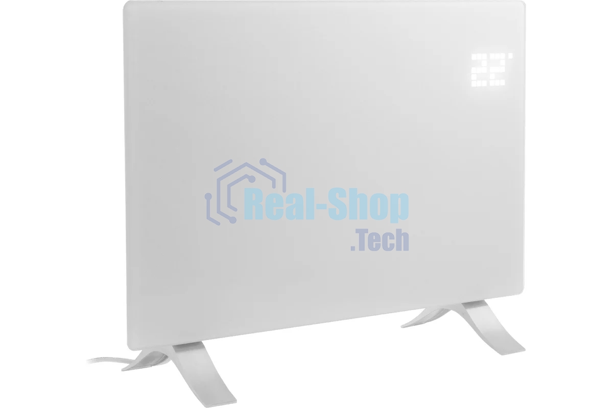 Конвектор Denzel OptiPrime-1500 белый, 1500 Вт, 20 м2, термостат, дисплей, WiFi