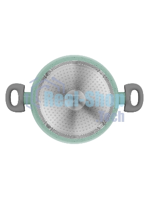 Кастрюля Maunfeld HELGA MCS57FA05FS из кованого алюминия со стеклянной крышкой, 24 см, 5,7 л.