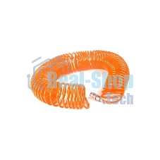 Шланг спиральный для пневмоинструмента PATRIOT PU 156x8мм полиамид быстросъем.