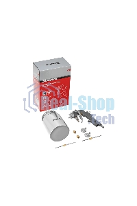 Краскопульт пневматический Matrix с нижним бачком v=10k + сопладиаметром 1.2 1.5 и 1.8мм