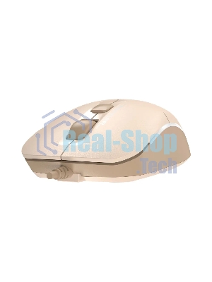 Мышь проводная A4Tech Fstyler FM26 бежевый/коричневый, 1600 dpi, USB, кнопки - 4