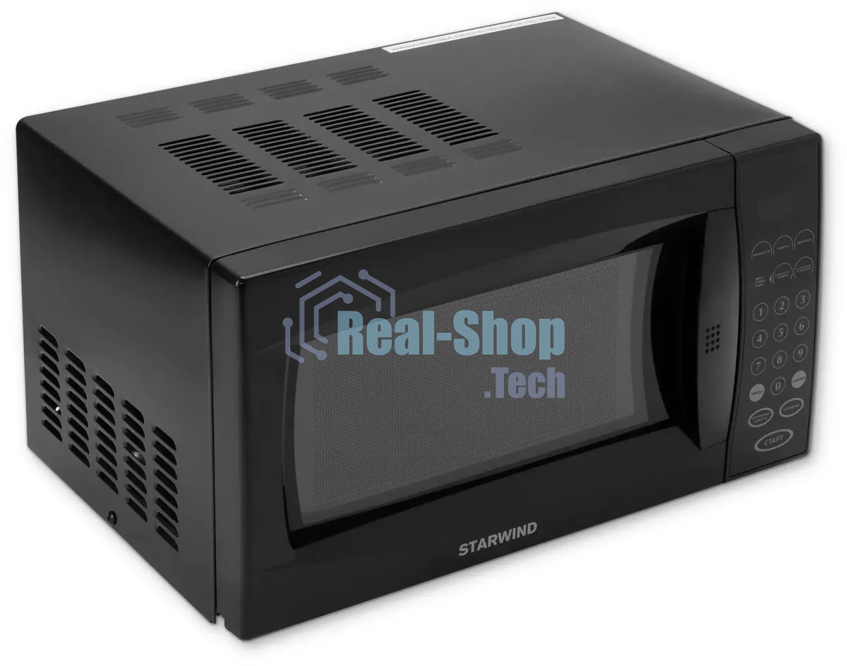 Микроволновая печь Starwind SMW5020 черный, 20 л, 700 Вт, переключатели - сенсор