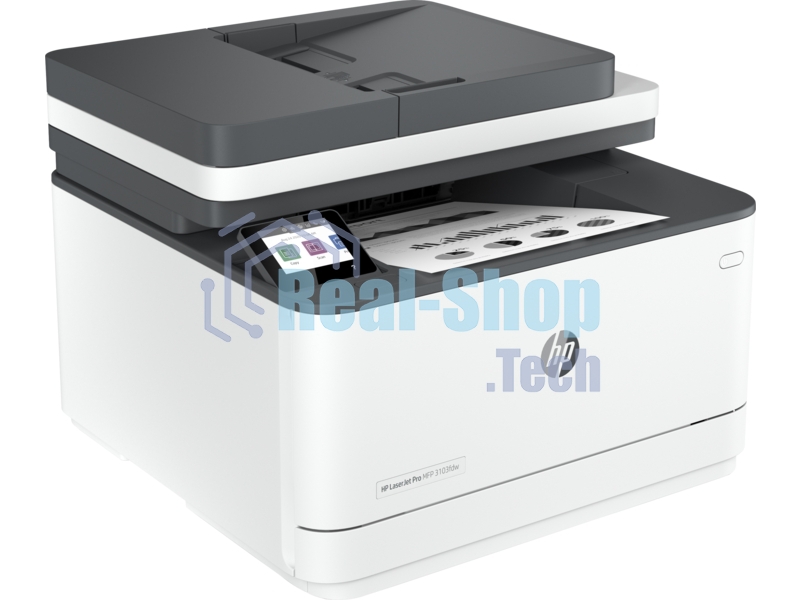 МФУ лазерное HP LaserJet Pro 3103fdw (3G632A), A4, ч/б, печ. 33 стр/мин., скан до 19 стр/мин. (ч/б) 8 стр/мин. цвет, 1200x1200 dpi, Ethernet (RJ-45), USB 2.0, Wi-Fi