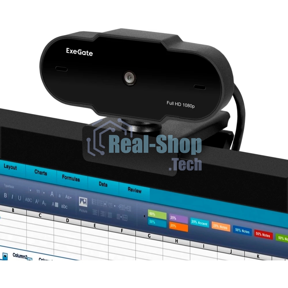 Веб-камера ExeGate GoldenEye C300 Full HD (матрица 1/4