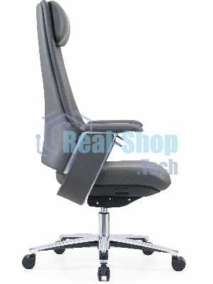 Кресло Cactus CS-LBK-KYOTO черный, кожа