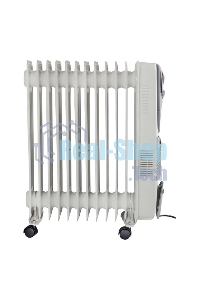 Обогреватель масляный Ресанта ОМ-12НВ (12 секций) белый, 2900 Вт, 25 м2, термостат 67/3/12