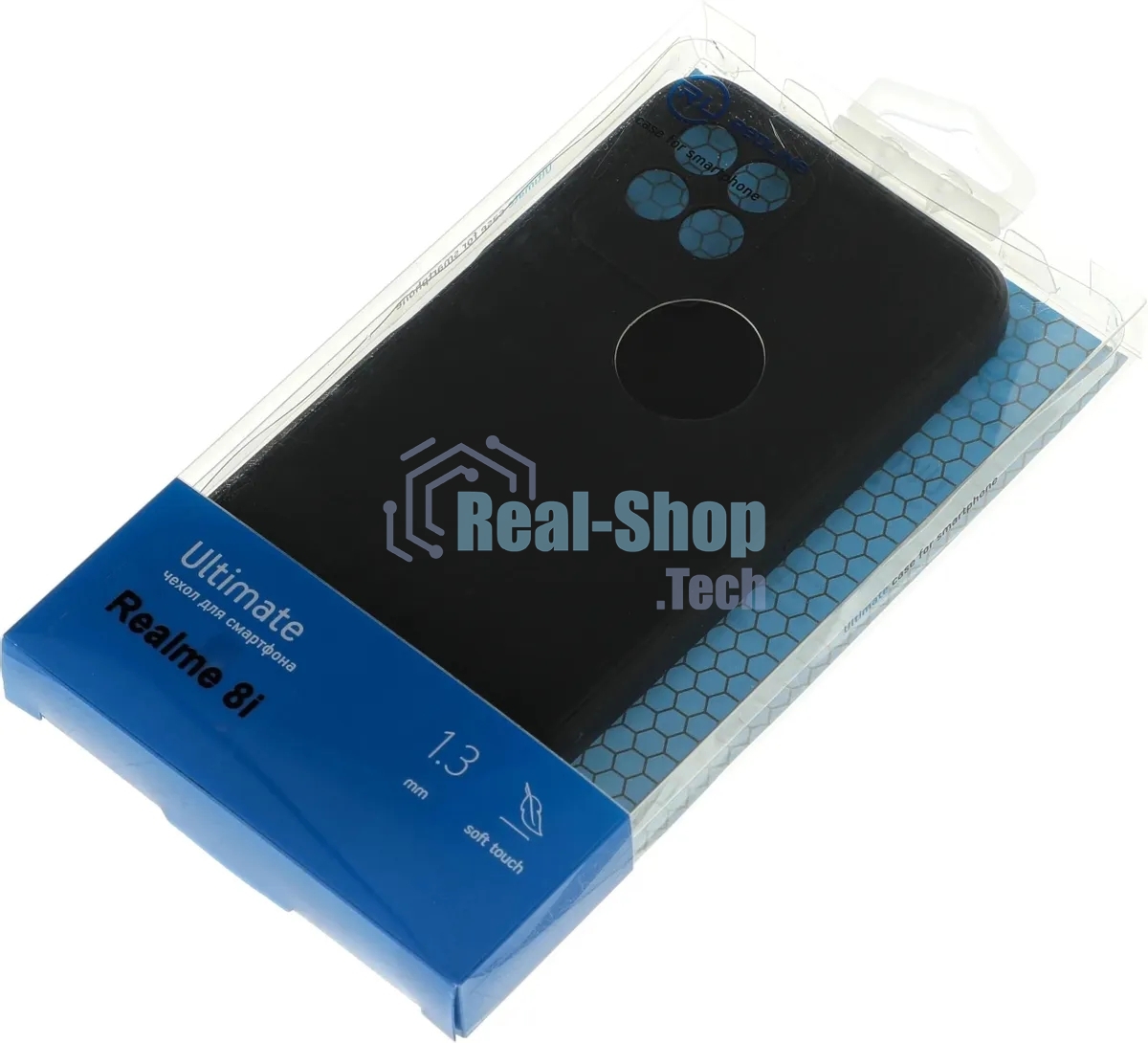 Чехол (клип-кейс) Redline для Realme 8i УТ000029111 черный