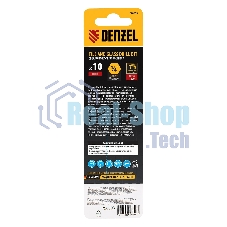 Сверло по керамической плитке Denzel 10 мм, крестовая пластина, 6-гр. хвостовик