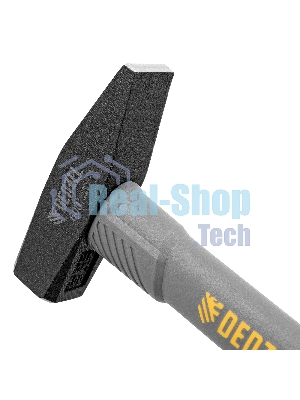 Молоток слесарный Denzel 600 г, кованый, фибергласовая рукоятка c TPR покрытием