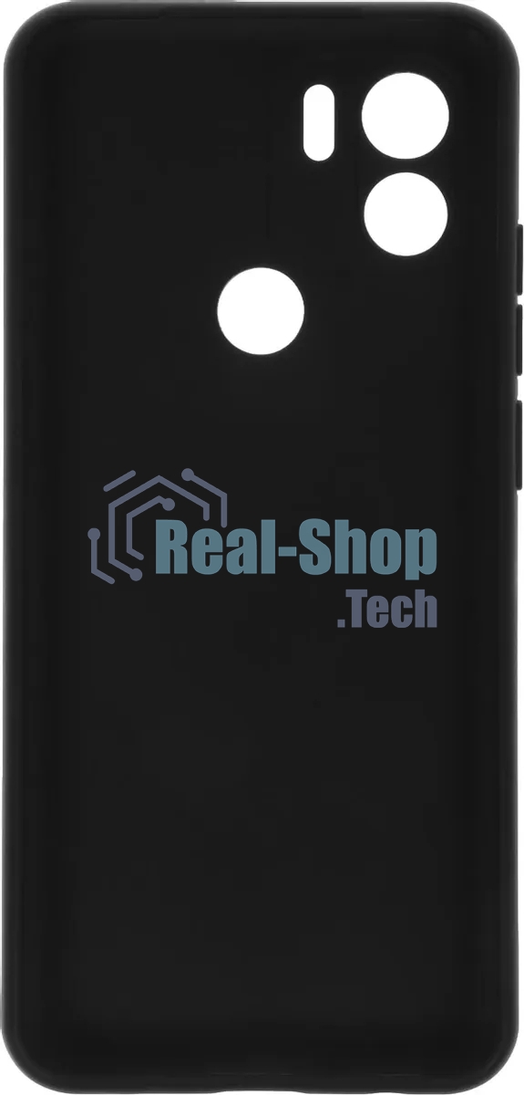 Чехол (клип-кейс) BoraSCO для Xiaomi Redmi A1+ Silicone Case черный (70938)