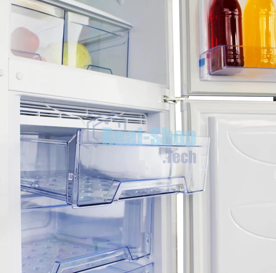 Холодильник DON R-290 NG нерж сталь двухкамерный 209/101л морозилка снизу