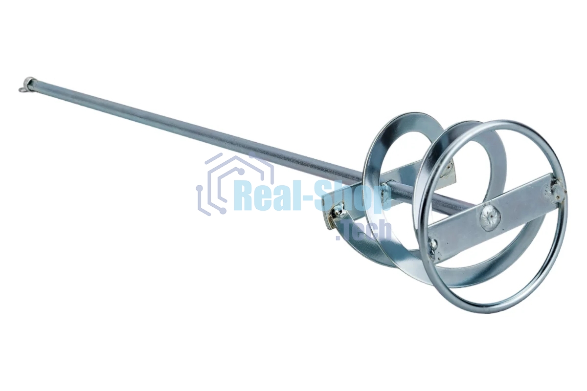 Миксер для красок и штукатурных смесей Denzel, 100 х 600 мм, оцинкованный, хвостовик SDS Plus