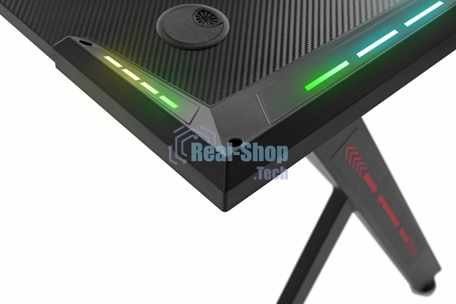 Стол игровой Defender EXTREME RGb черный