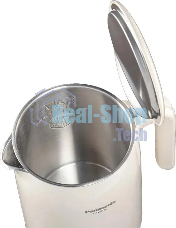 Чайник электрический Panasonic NC-CWK72A 1.5 л, 1500 Вт, полупропилен/нержавеющая сталь, бежевый