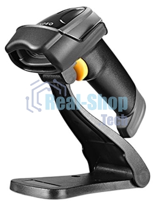 Сканер штрих-кода ручной Mindeo MD6600-HD_stand 2D имидж, проводной, подставка в комплекте, 100 скан/сек, USB, серый