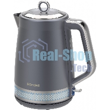 Чайник электрический Rondell RDE-WK880 1.7 л, 2200 Вт, титан/серебристый корпус: серебристый