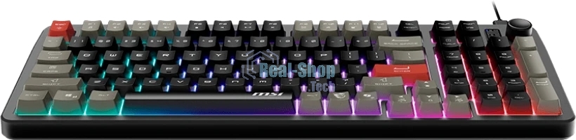 Клавиатура MSI Forge GK110 проводная, USB Type-A, чёрный