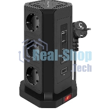 Сетевой фильтр QUMO Power Tower PRO PD 8SP4U (P-0004)