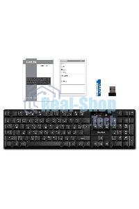 Клавиатура беспроводная Sven KB-C2300W USB черная