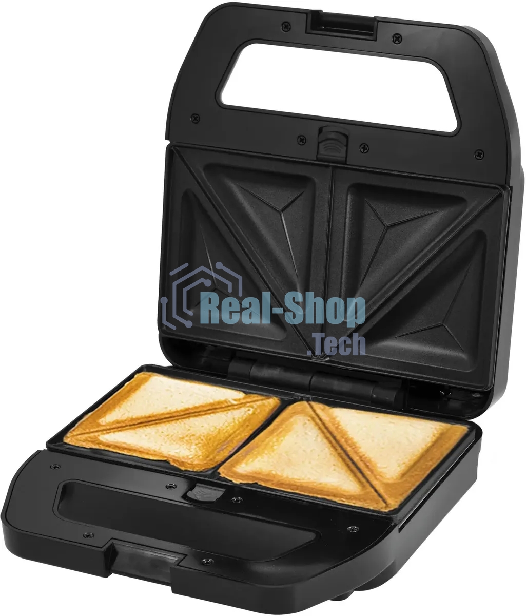 Вафельница Vitek VT-2626 850Вт черный/серебристый