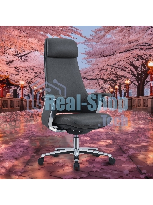 Кресло Cactus CS-LBK-KYOTO черный, кожа