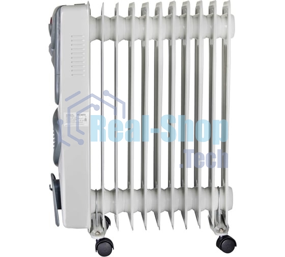 Обогреватель масляный Ресанта ОМ-12НВ (12 секций) белый, 2900 Вт, 25 м2, термостат 67/3/12