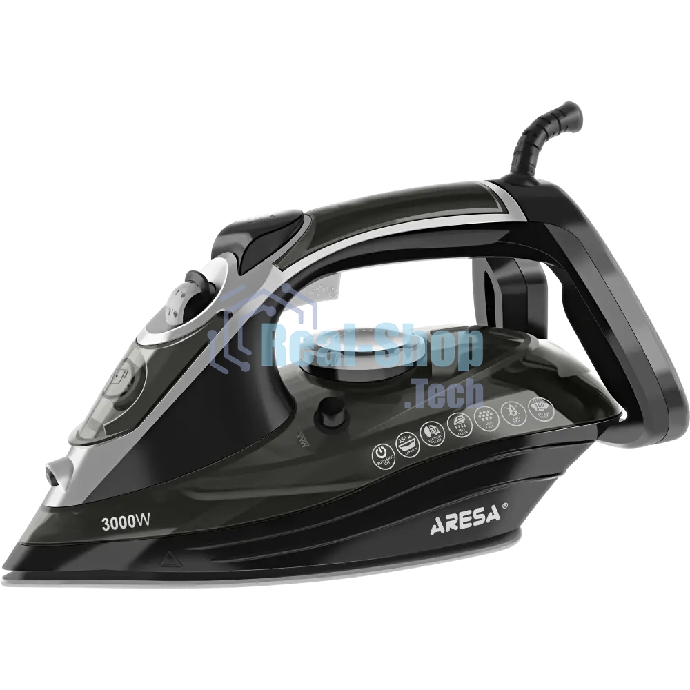 Утюг ARESA AR-3129 черный, 3150 Вт, 50 г/мин, 150 г/мин, 350 мл