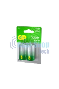 Алкалиновые батарейки GP Super Alkaline G-Tech 14А типоразмера C - 2 шт. на блистере (2 шт.)