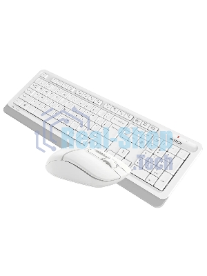 Комплект клавиатура+мышь A4Tech FStyler FG1012 беспроводной, USB, 1200 DPI, белый
