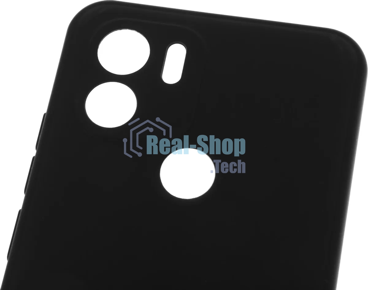 Чехол (клип-кейс) BoraSCO для Xiaomi Redmi A1+ Silicone Case черный (70938)