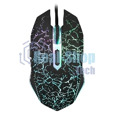 Мышь проводная Oklick 905G INVASION черный, 3200 dpi, USB, кнопки - 6