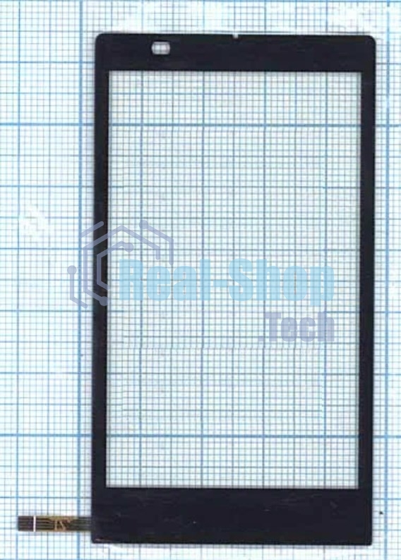 Сенсорное стекло (тачскрин) для Philips Xenium X809, черное