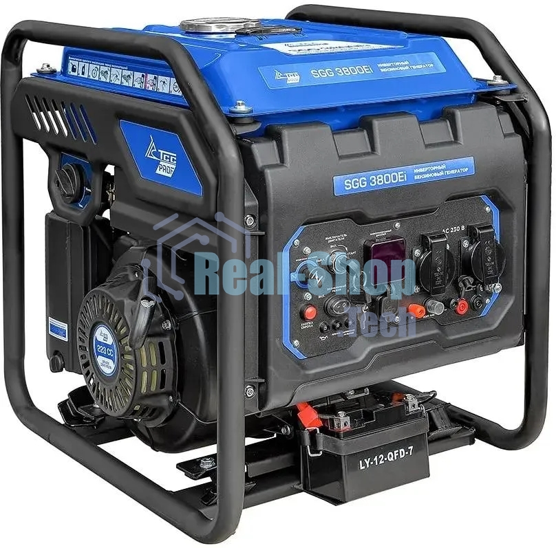 Электрогенератор бензиновый инверторный ТСС SGG 3800Ei, 3.6 кВт, 74 дБ, 34 кг