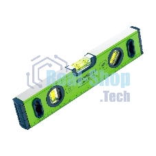 Уровень алюминиевый Сибртех УСМ-0,5-300, фрезерованный, 3 глазка, магнитный, 300 мм